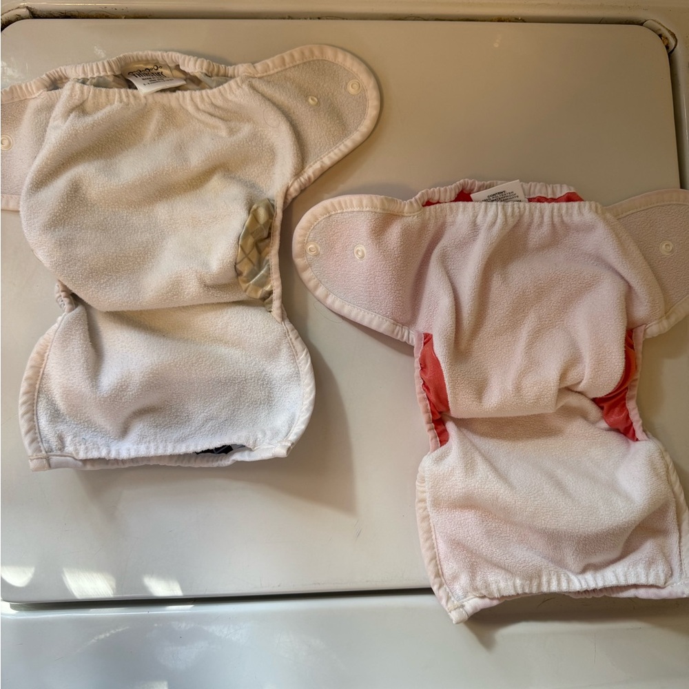 Thirsties Size One pocket snap diaper covers lot of 9 GUC cover only - Picture 4 of 13